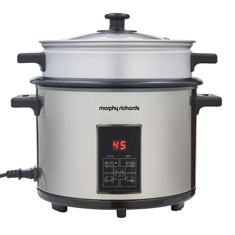10-Cup Electric Rice Cooker With Steaming Function 1