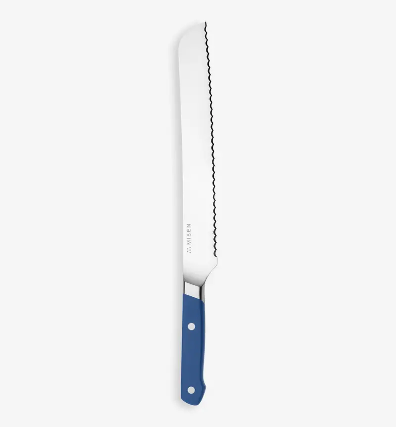 10-Inch Aus-8 Serrated Knife In Blue – Final Sale 1