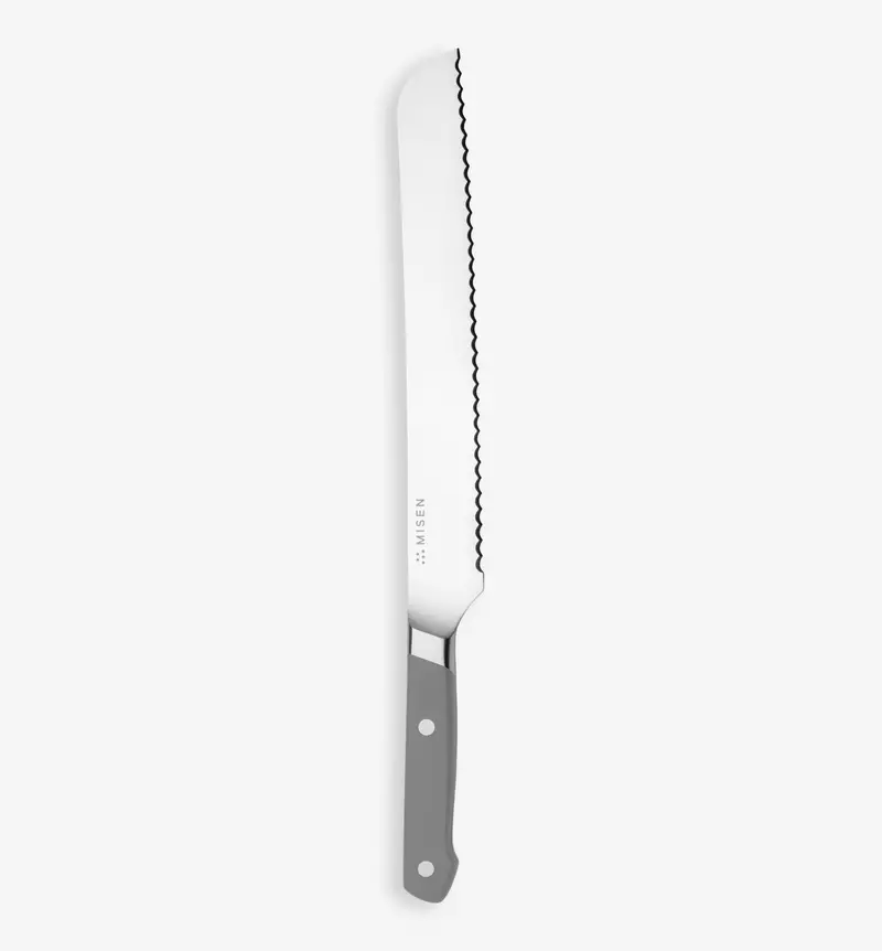 10-Inch Aus-8 Serrated Knife In Gray – Final Sale 1