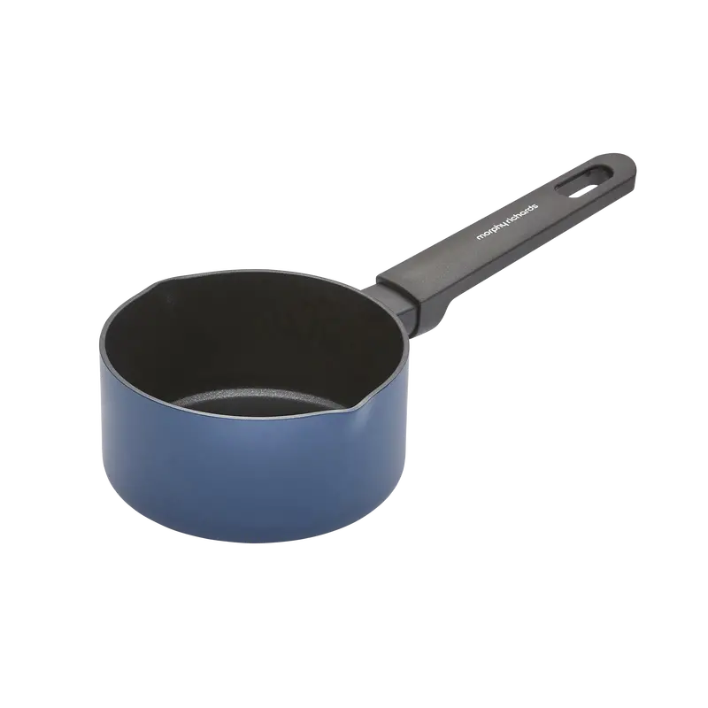 14Cm Blue Recycled Aluminium Milk Pan 1
