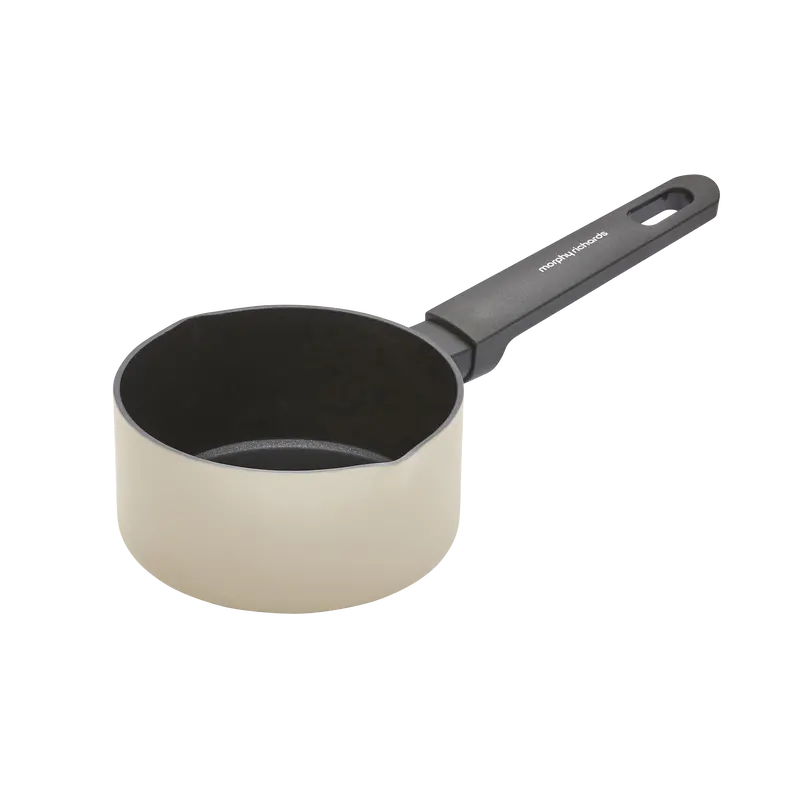 14Cm Cream Recycled Aluminium Milk Pan 1