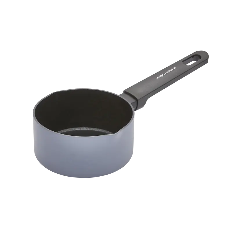 14Cm Grey Recycled Aluminium Milk Pan 1