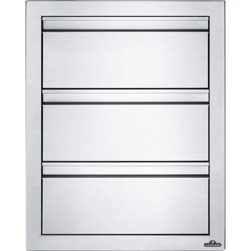 18 In X 24 In Triple-Drawer Outdoor Storage Unit 1