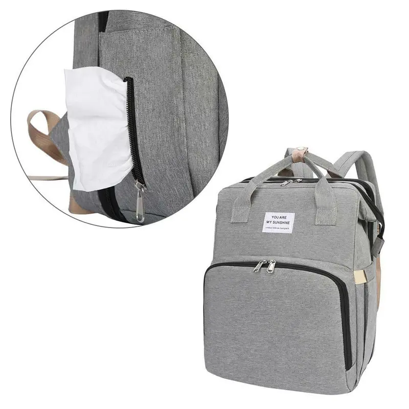 2-In-1 Convertible Baby Travel Backpack & Diaper Bag 1