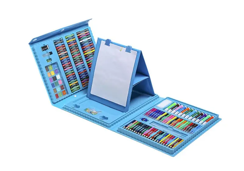 208-Piece Super Mega Art Set For Kids – Includes Crayons, Markers, Paints & More 1