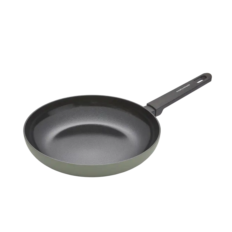 28Cm Recycled Aluminum Fry Pan – Forest Green 1