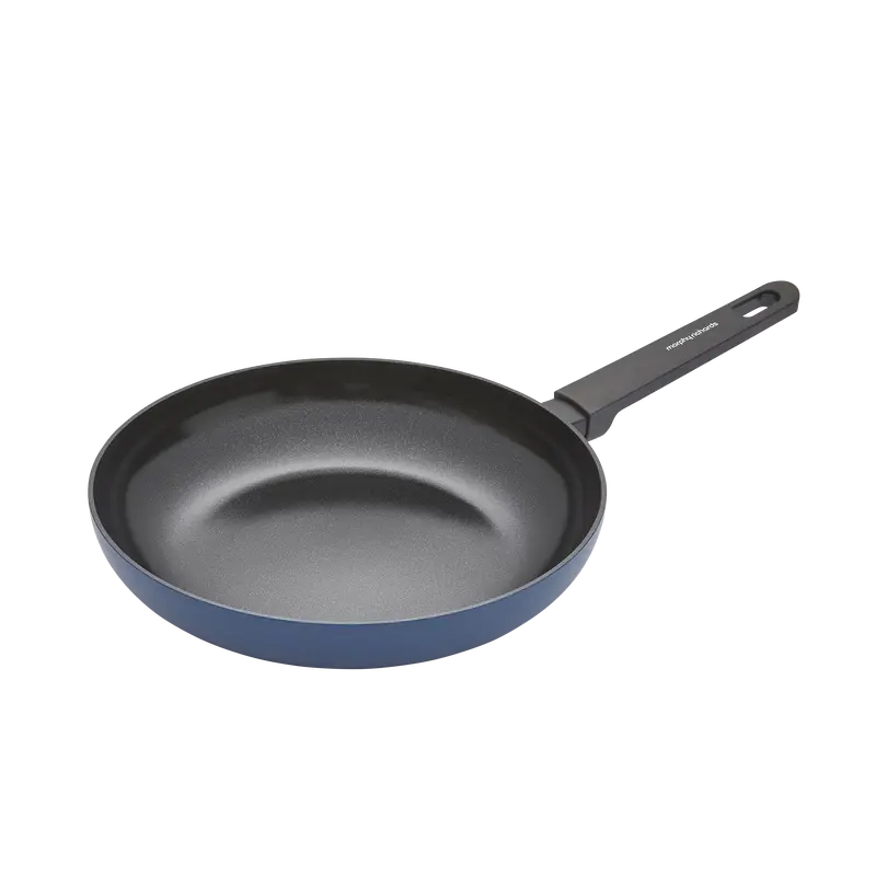 28Cm Recycled Aluminum Fry Pan – Navy Blue 1