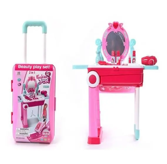 3-In-1 Fashion-Themed Suitcase Play Set For Toddlers 1