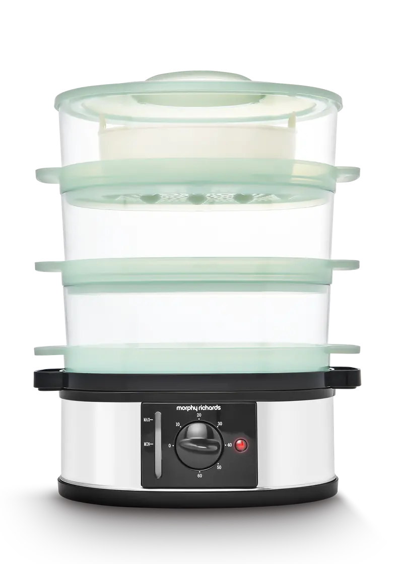 3-Tier Stackable Electric Food Steamer 1