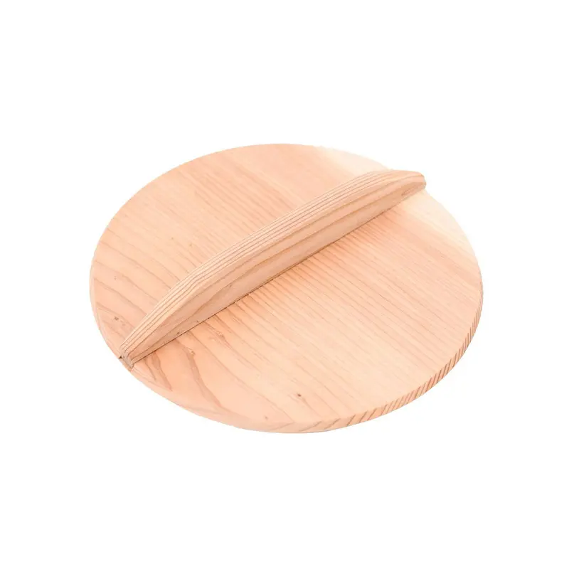 6.3" Wooden Otoshibuta Drop Lid For Precise Heat Control 1