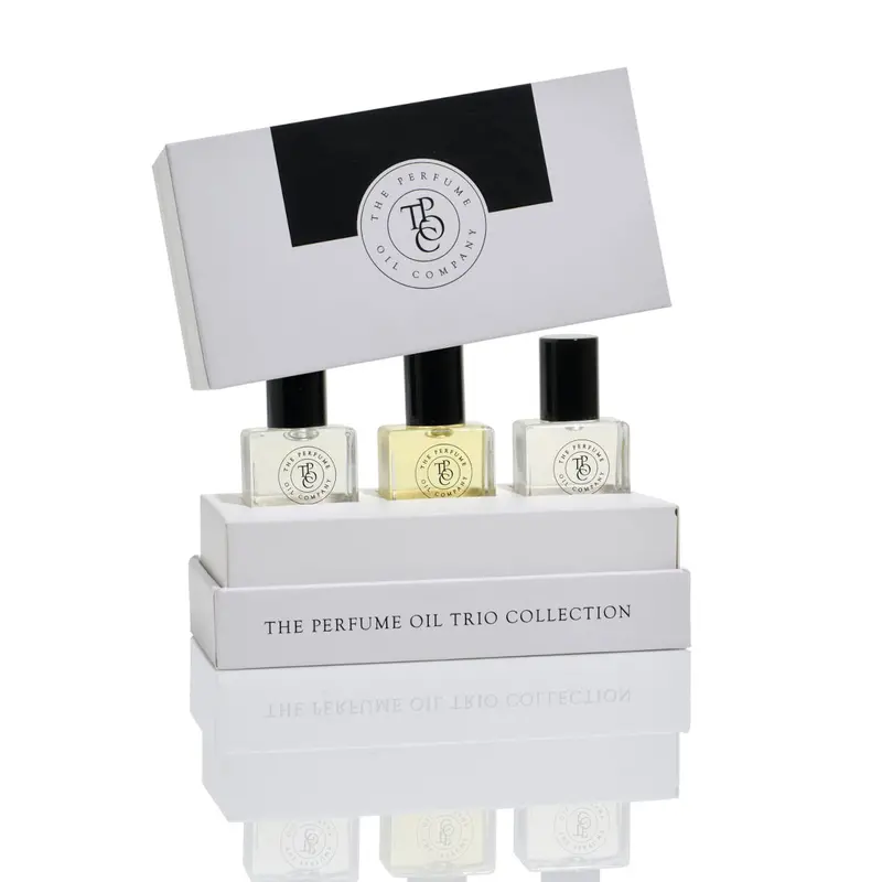 A World Of Flowers Perfume Oil Gift Set – Trio Of Botanical Roll-On Scents 1