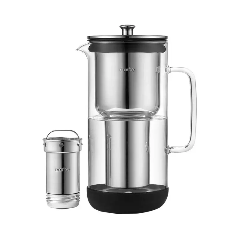 Aarke Steel Water Purifier Pitcher – 2.36L Filtration System With Replaceable Cartridge 1