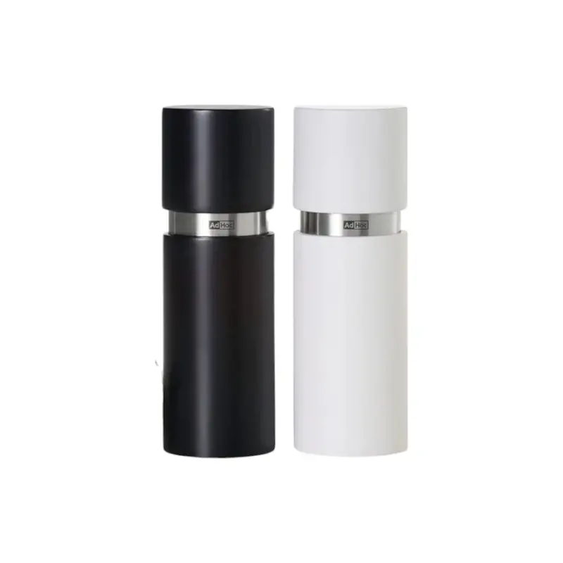 Adhoc Textura Salt & Pepper Mill – Dual-Tone Black & White, 15Cm 1