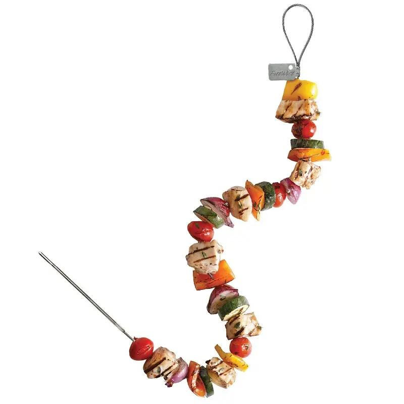 Adjustable Stainless Steel Skewer Set For Grilling 1