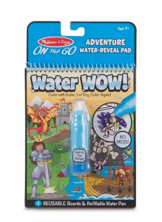 Adventure-Themed Travel-Friendly Water Reveal Pad 1