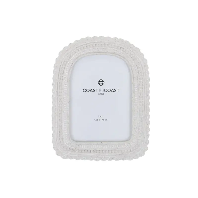 Amal Sandstone White Photo Frame – 10.5 X 15 Cm Portrait Display Stand 1