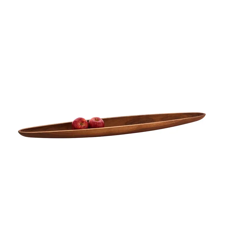 Amerigo Hand-Turned Black Walnut Centerpiece Bowl – 90 Cm 1