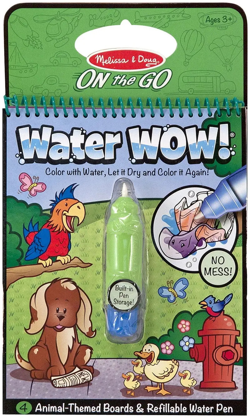 Animals Water-Reveal Pad – Mess-Free Drawing Fun 1