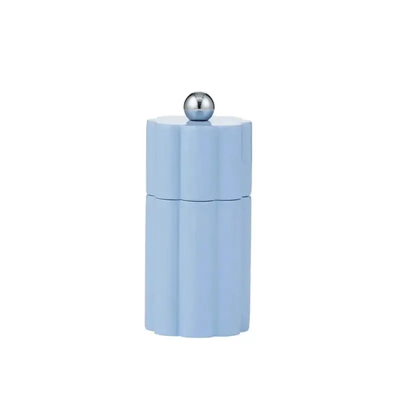 Assemble Omega Wooden Salt And Pepper Grinder – Denim Blue Finish, 5 X 11.5 Cm 1