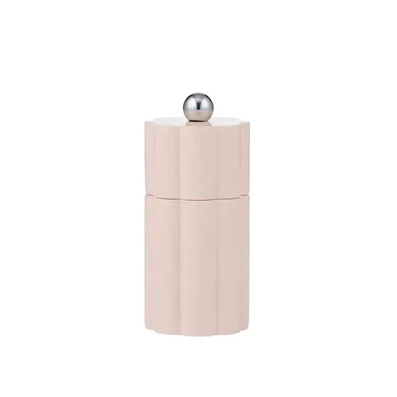 Assemble Omega Wooden Salt And Pepper Grinder – Nude Wood Finish, 5 X 11.5 Cm 1