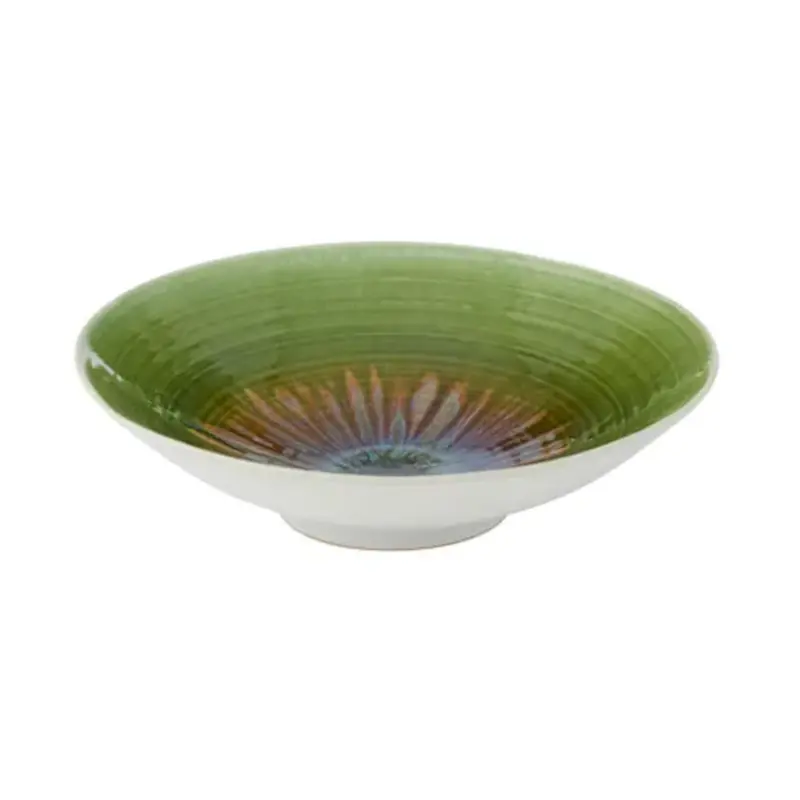 Assemble Patra Green Ceramic Cereal Bowl – 30Cm Wide Serving Size 1