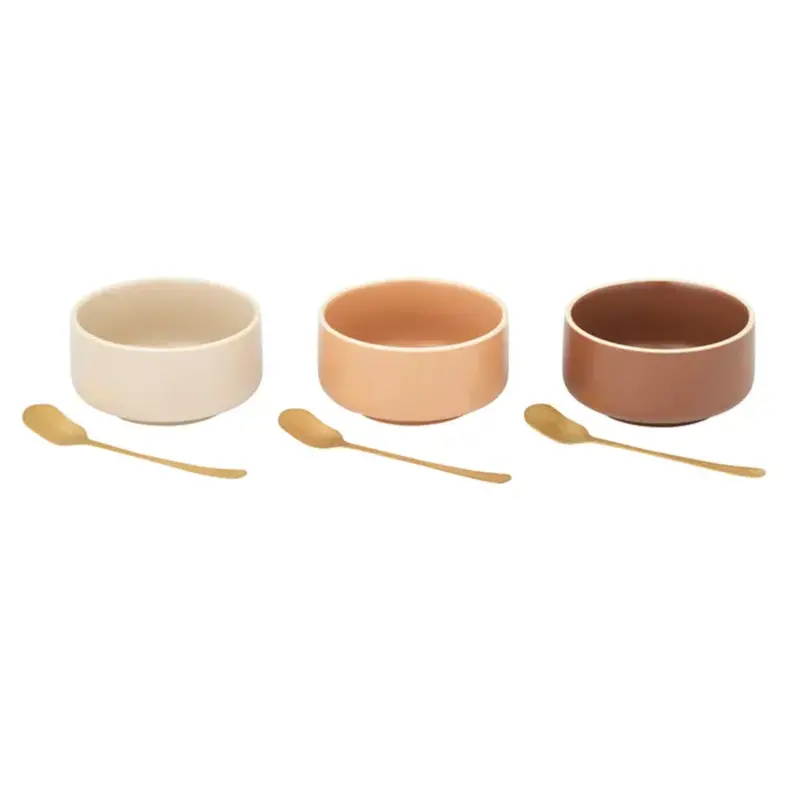 Assemble Paxton Two-Piece Bowl & Spoon Set – 10 × 5 Cm (Assorted Variants) 1