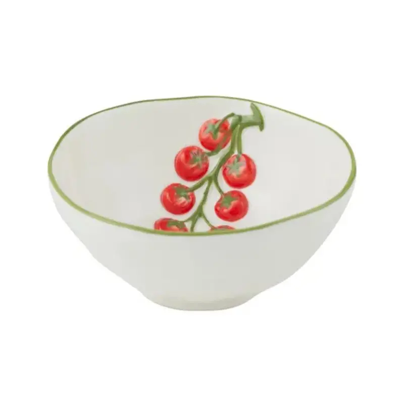 Assemble Pomodoro White Ceramic Soup Bowl – 13 Cm 1