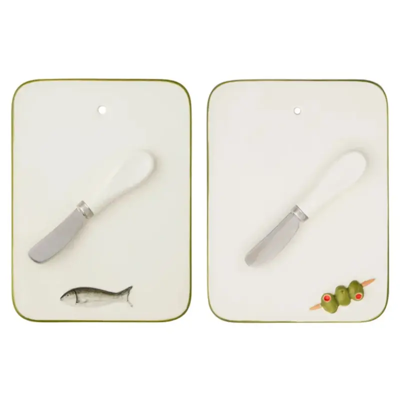 Assemble Porto Two-Piece Ceramic Serving Set – 15 × 20 Cm (Assorted Styles) 1