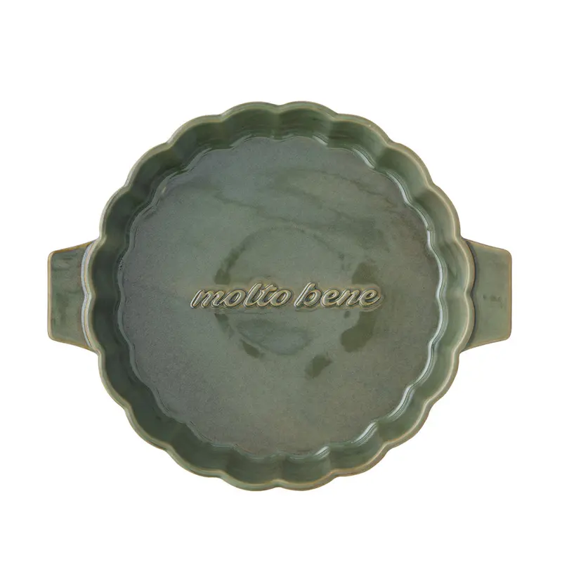 Assemble Toscana Olive Ceramic Baker – Compact 29 × 24 × 6 Cm 1