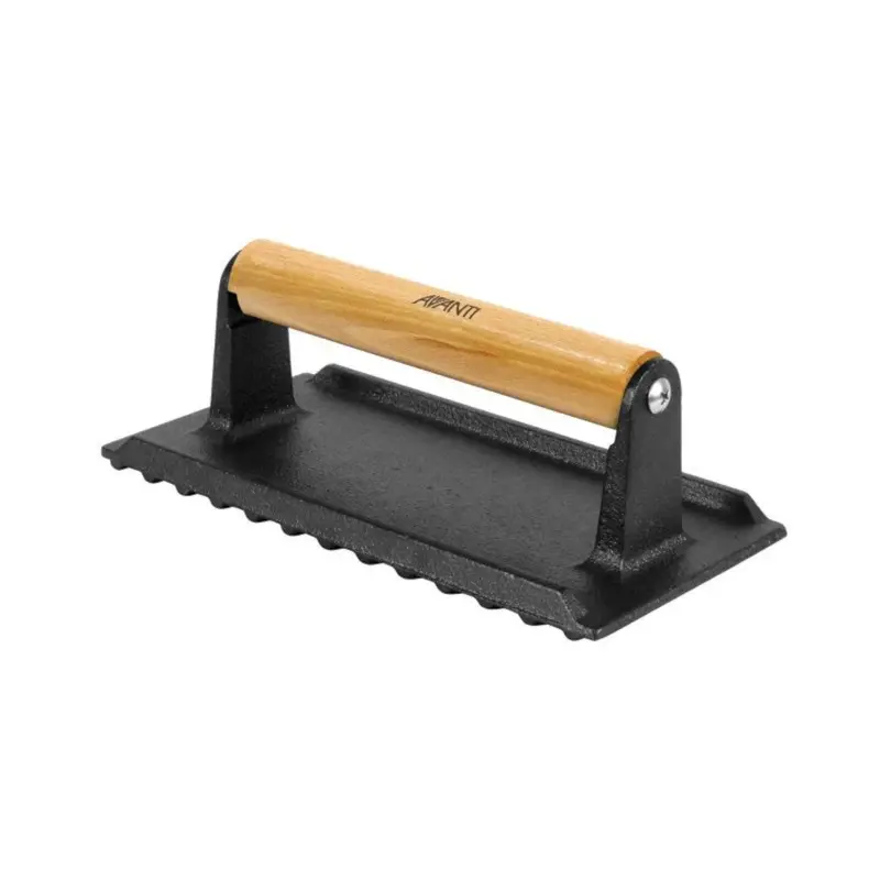 Avanti Cast Iron Bacon And Meat Press For Even Cooking 1