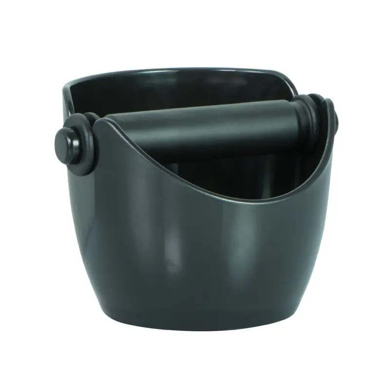 Avanti Compact Espresso Knock Box – Sleek Black Design 1