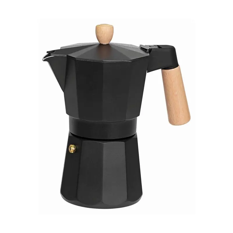 Avanti Malmo 6-Cup Espresso Maker – Stovetop Italian-Style Coffee Brewer (Black) 1