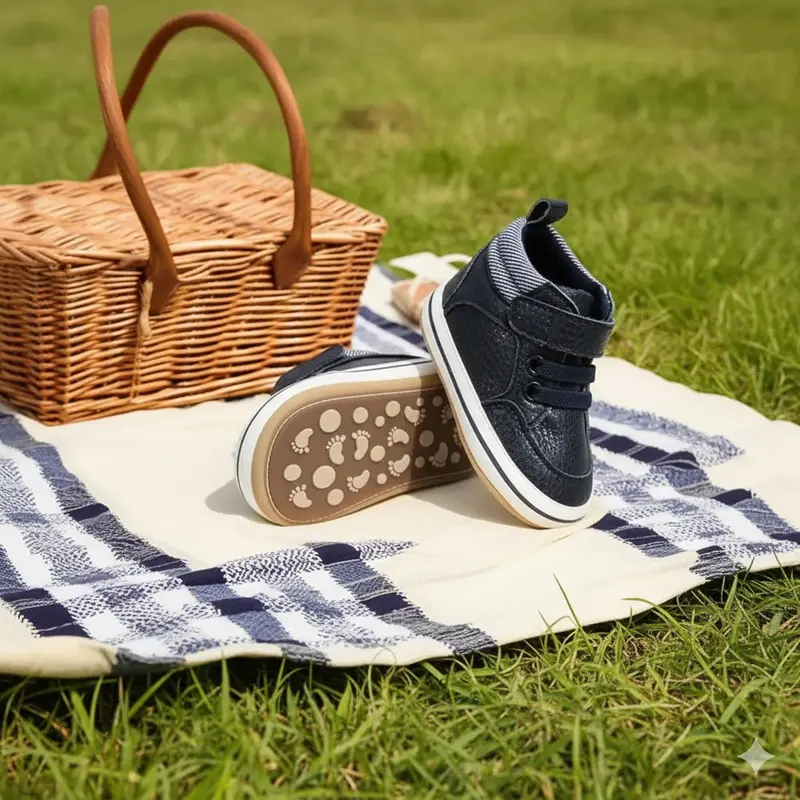 Baby High-Top Strap Sneakers – Adjustable Fit 2
