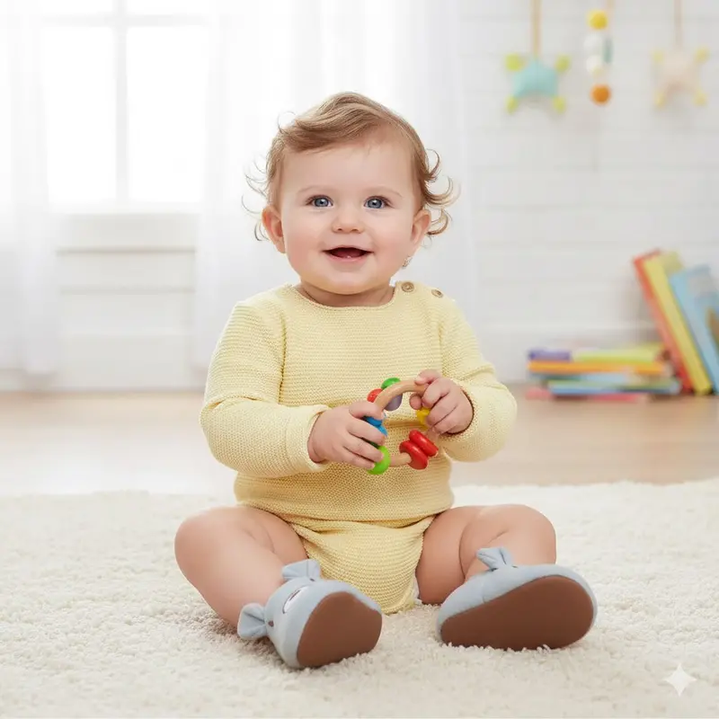 Baby Slip-On Shoes – Navy Blue Style 1