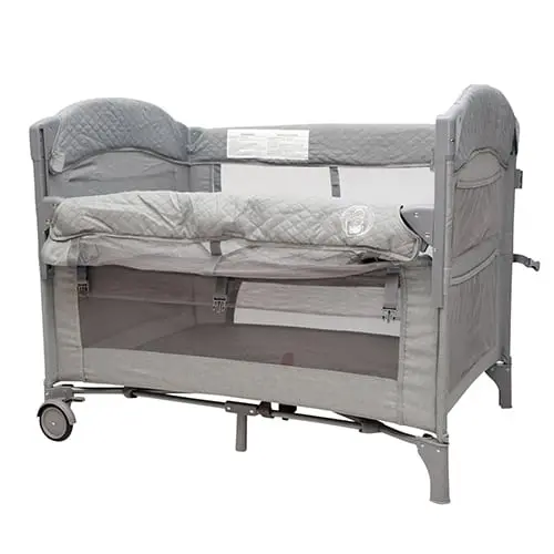Baby Womb World Portable Camping Cot – Soft-Sided Travel Crib 1
