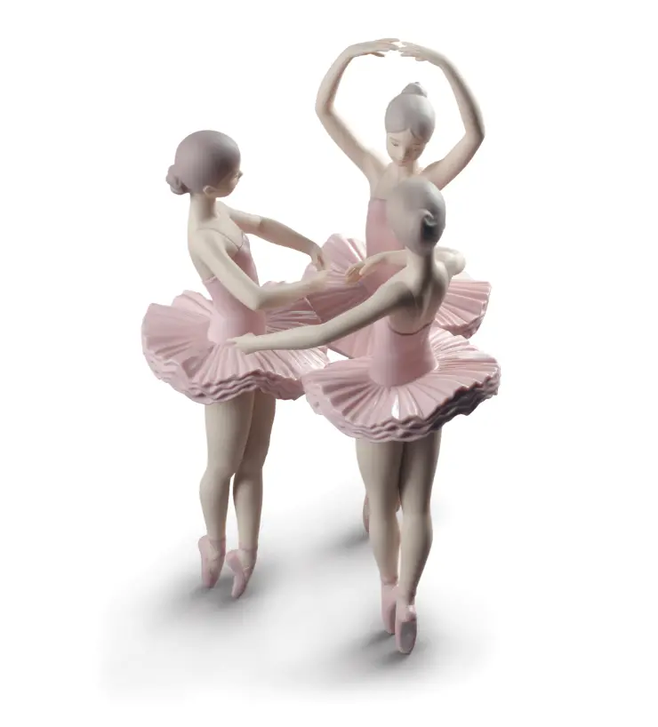Ballet Pose Dancer Figurine Set – Artistic Sculpture 1