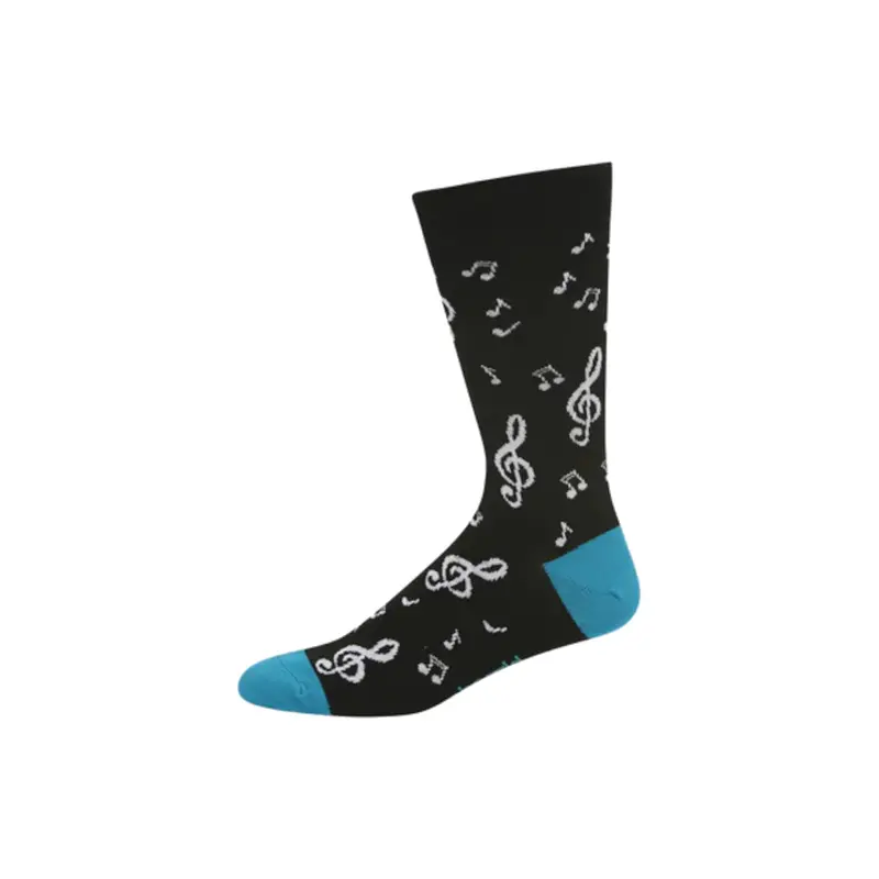 Bamboozld Beethoven-Inspired Black Dress Socks – Cotton Blend Comfort Fit 1