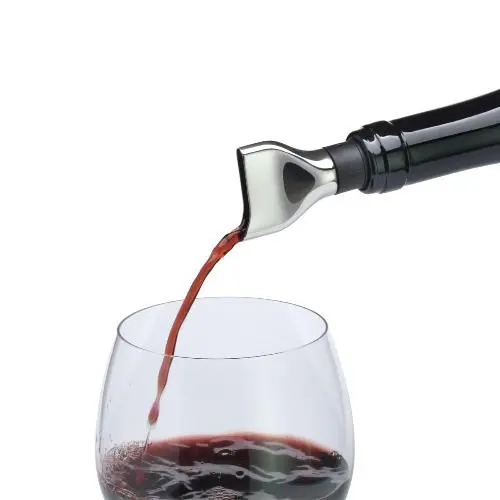 Baric Precision Wine Pourer – Stainless Steel Aerating Spout 1