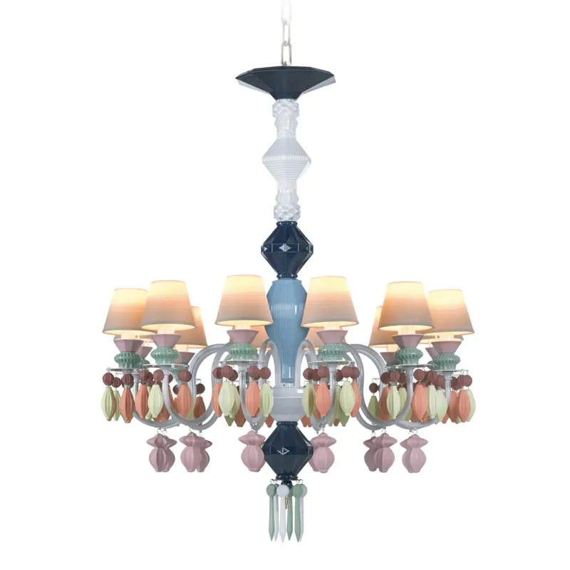 Belle De Nuit 12-Light Multicolor Crystal Chandelier 1