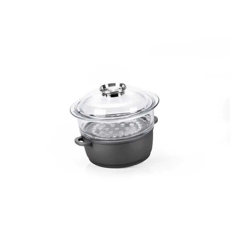 Berndes Special Silver Steam Cooker Set – 24 Cm Healthy Multi-Layer Vapor Cooking 1