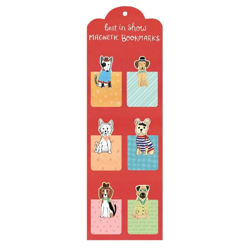 Best In Show Magnetic Bookmark Set – Galison (6-Pack) 1