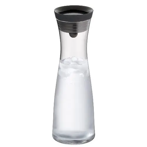 Black-Accent 1L Glass Water Decanter 1