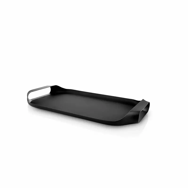 Black Rectangular Serving Tray – 43 × 25 Cm 1