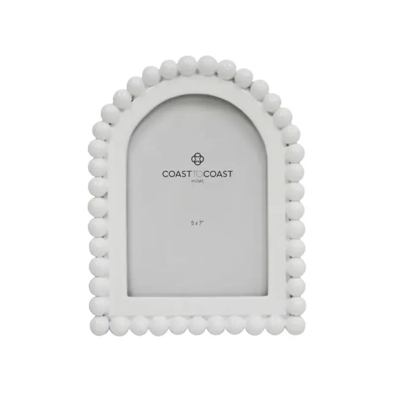 Blanco Bead Resin Photo Frame – White, 18 X 23 Cm 1