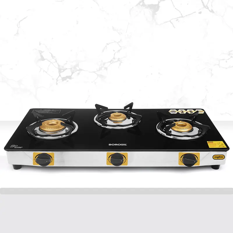 Blaze Glass-Top Premium Gas Stove – 4 Burner 1