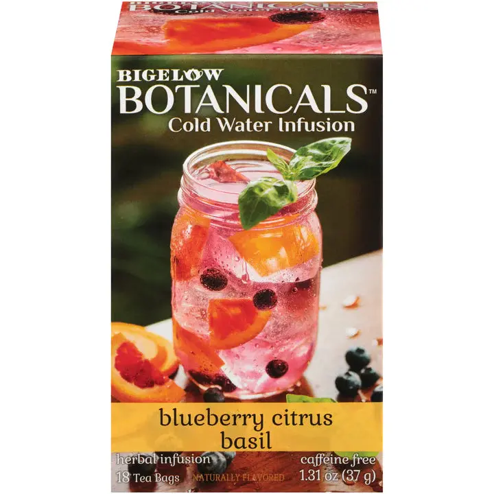 Blueberry Citrus Basil Cold Brew Tea – 18-Teabag Pack 1