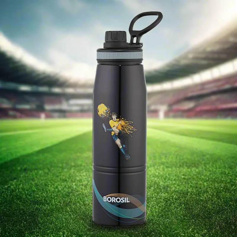 Borosil Gosport Football-Shaped Insulated Bottle – 900Ml Sporty Design 1