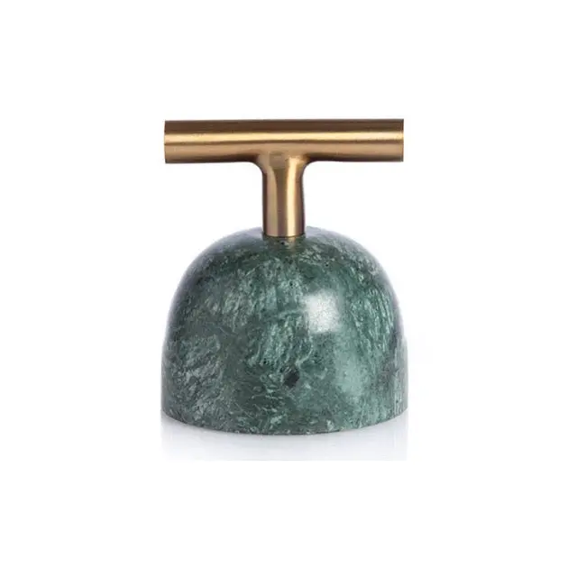 Carry Away Paperweight In Green Marble – Unique Desk Weight 1