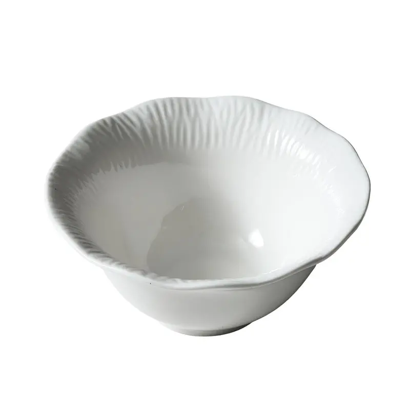 Casero Bloom Medium White Ceramic Bowl – 15Cm Diameter 1