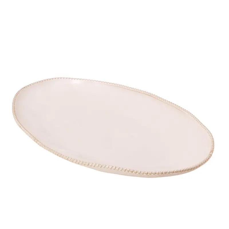Casero Provence Milk-Glaze Oval Serving Platter – 35 Cm 1